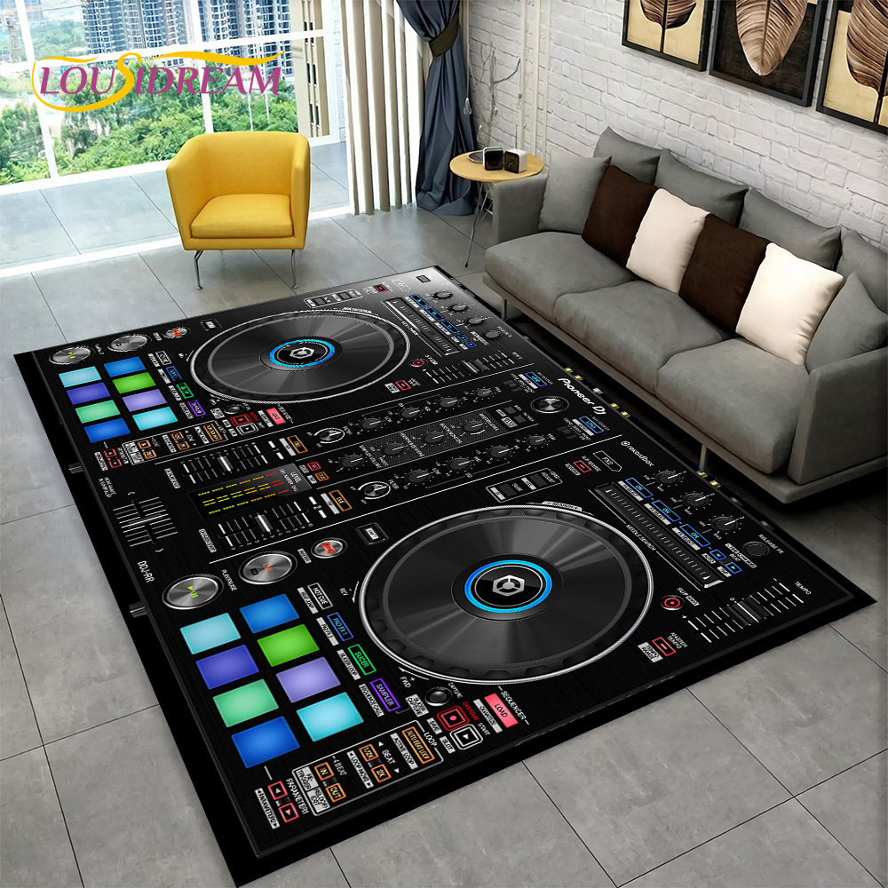 Outdoor Sport Flooring - 3D DJ Music Screen Keyboard Area