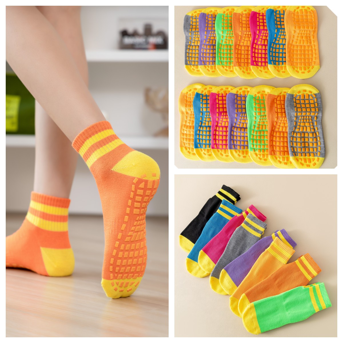 10 Pairs Pack Trampoline Socks - огляд і ціна Trampoline Park Sock