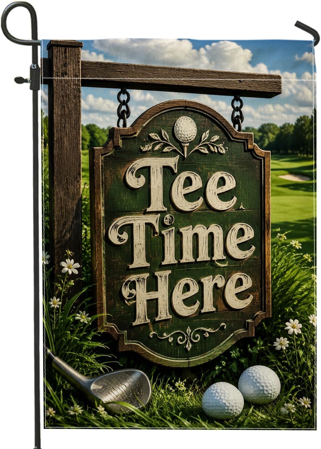Golf Ball Garden Flag, Outdoor - огляд і ціна Outdoor Sport Club