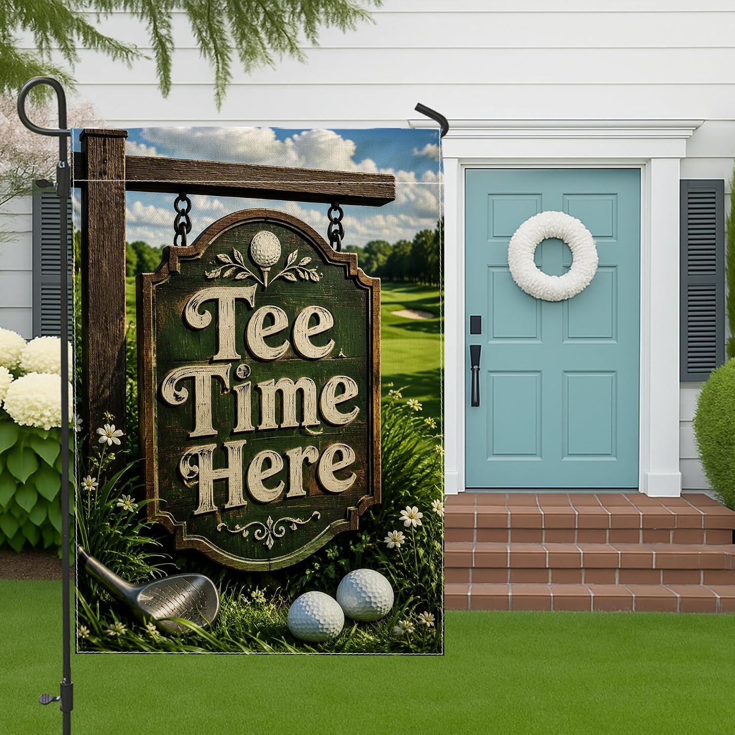 Golf Ball Garden Flag, Outdoor - огляд і ціна Outdoor Sport Club