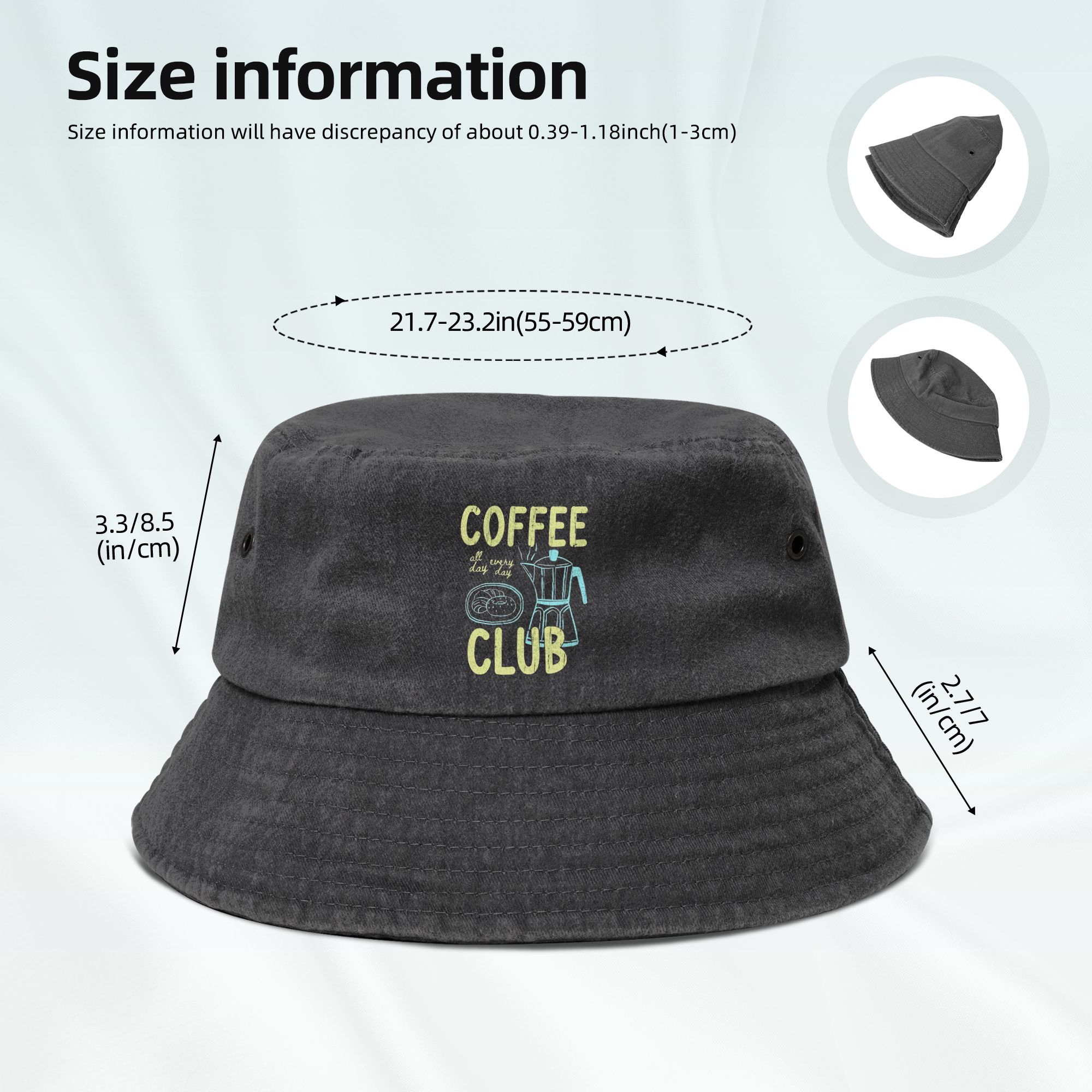 Coffee Club Lover Bucket Hats  - огляд і ціна Outdoor Sport Club