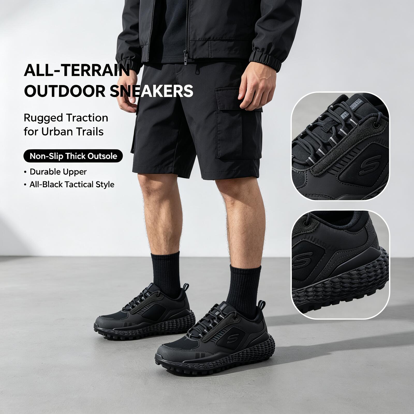 Hot Skechers Black All-Terrain - огляд і ціна Outdoor Sport Flooring