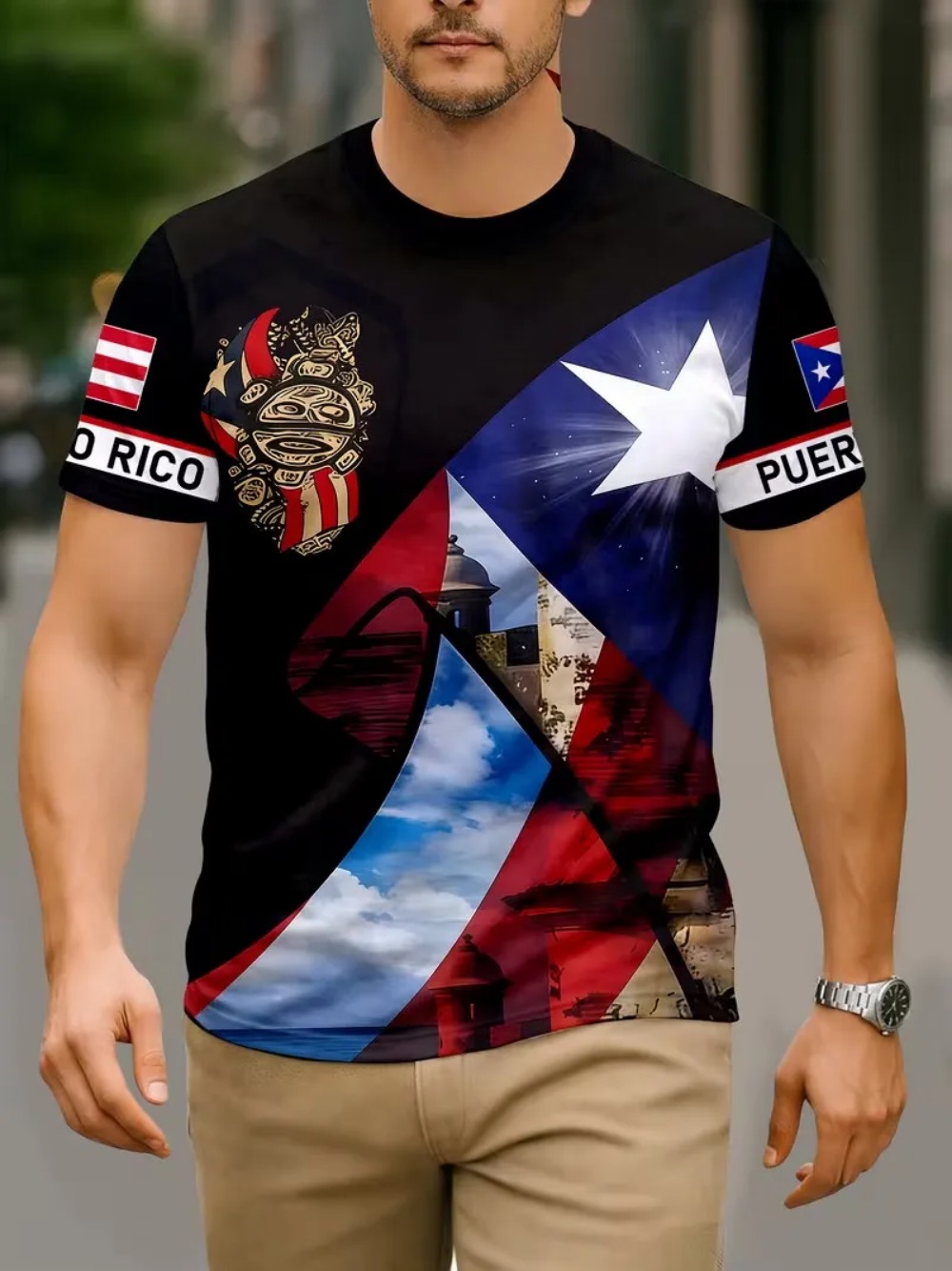Puerto Rico Flag 3D Print spor - огляд і ціна Outdoor Sport Club