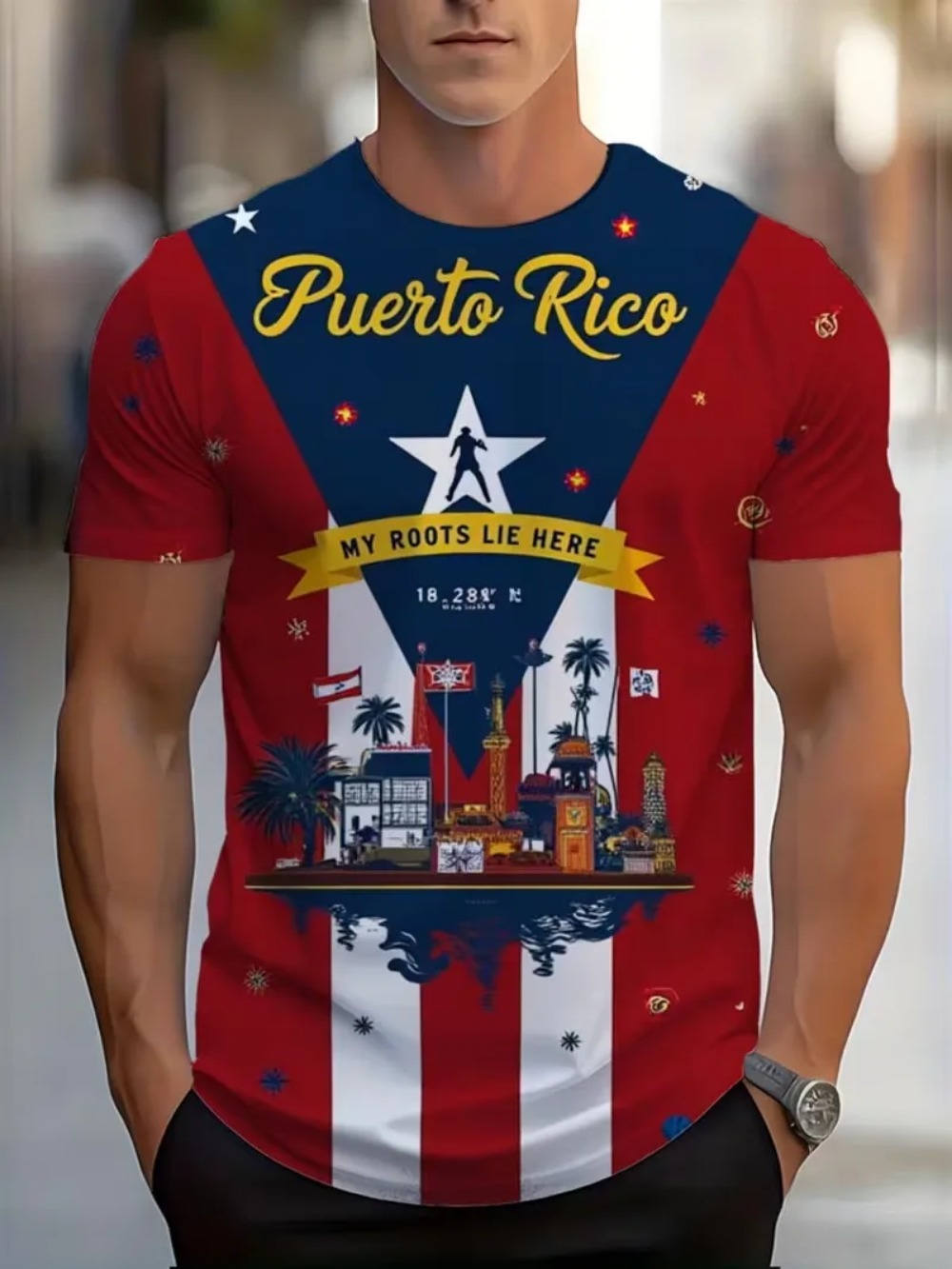 Puerto Rico Flag 3D Print spor - огляд і ціна Outdoor Sport Club