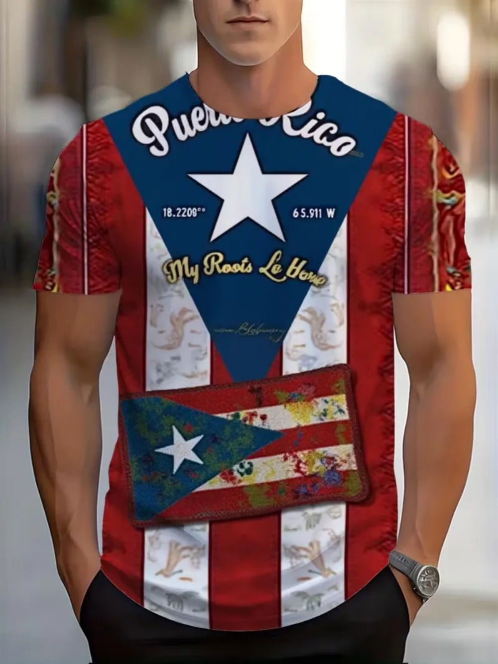 Puerto Rico Flag 3D Print spor - огляд і ціна Outdoor Sport Club