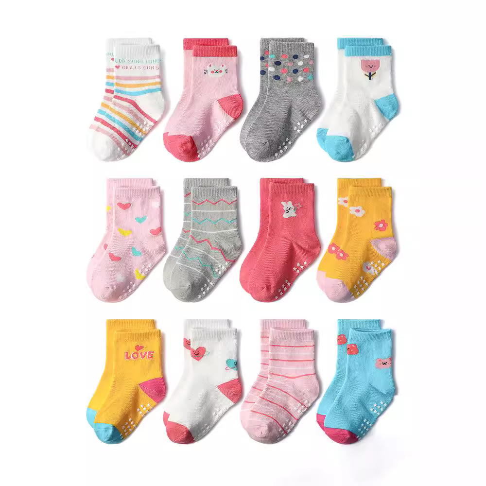 1/3/6/9/12 Pairs Kids Socks Se - огляд і ціна Trampoline Park Sock
