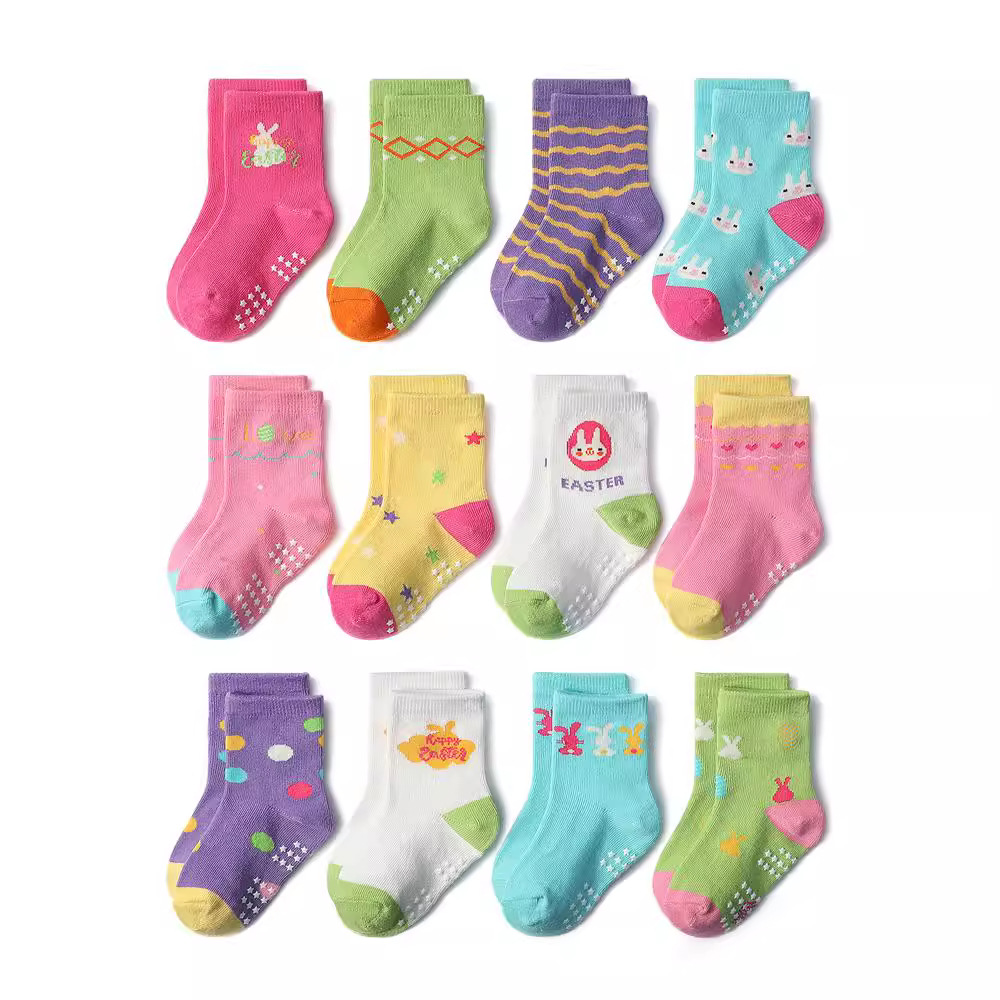1/3/6/9/12 Pairs Kids Socks Se - огляд і ціна Trampoline Park Sock