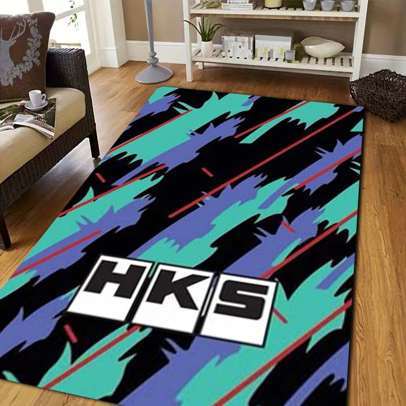 3D Racing H-HKS Print Area Rug - огляд і ціна Outdoor Sport Flooring