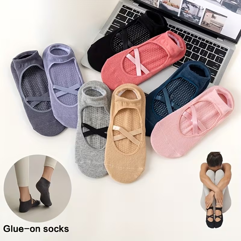 1-2 Pairs Women's Non-Slip Yog - огляд і ціна Trampoline Park Sock