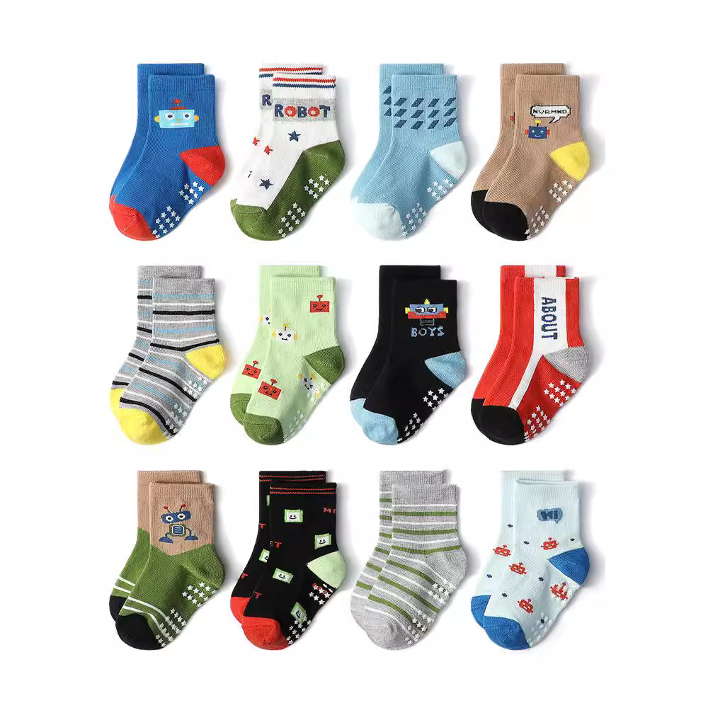 1/3/6/9/12 Pairs Kids Socks Se - огляд і ціна Trampoline Park Sock