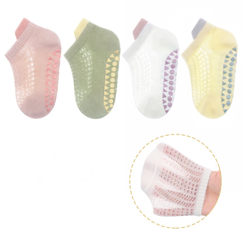 4Pairs Thin Kids Baby Boat Soc - огляд і ціна Trampoline Park Sock
