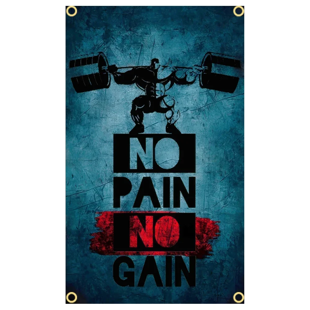 GYM Flag Message Signs Slogan  - огляд і ціна Outdoor Sport Club